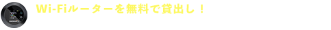 光回線が開通まするでの間もネットが使える！開通前モバイルルーターレンタル