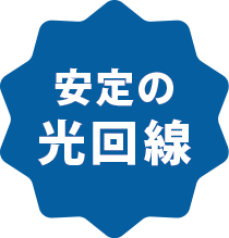 安定の光回線