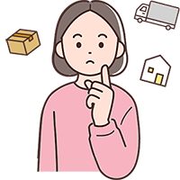 引っ越しに悩む女性