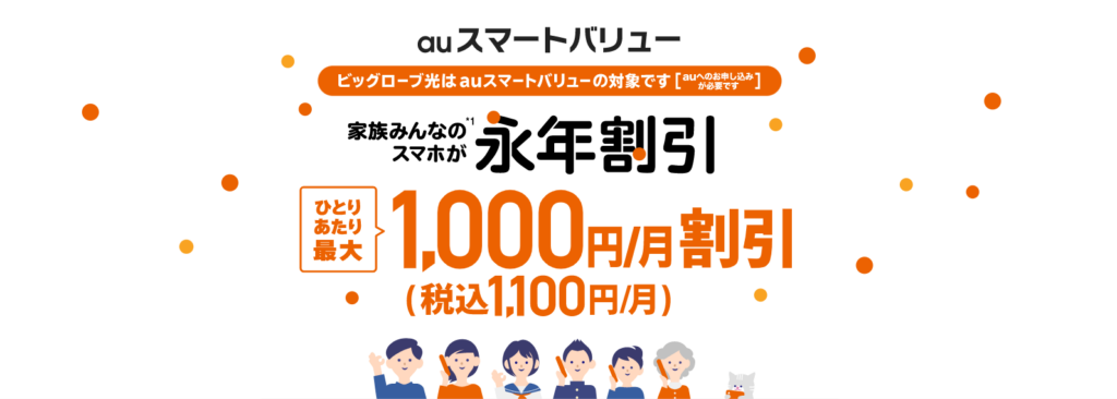 auスマートバリュー ビッグローブ光公式