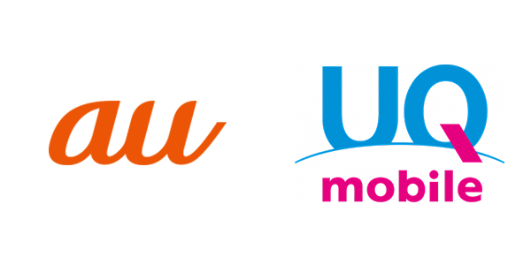 au　UQ mobile　ロゴ