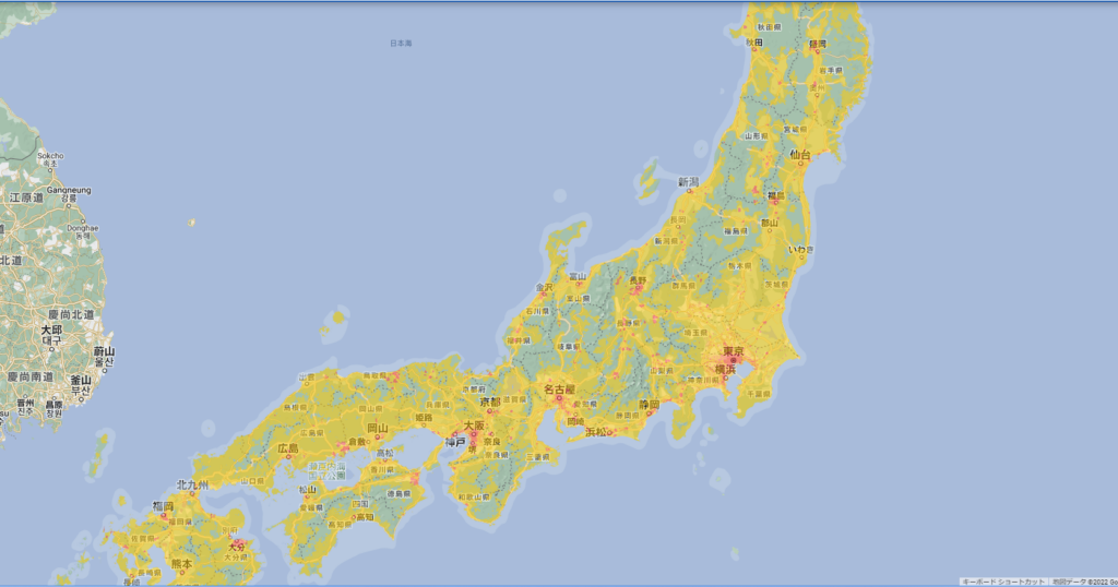 au ホームルーター 5Gのエリア