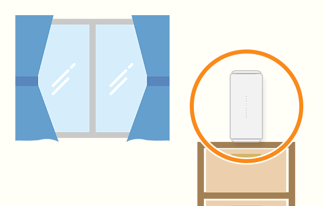 ホームルーターの設置場所