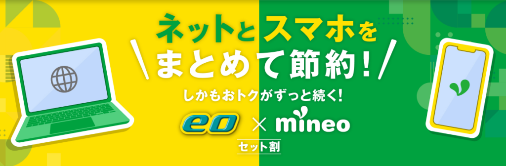 eo光とmineoのセット割