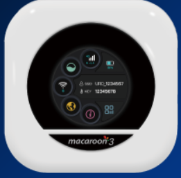 ギガWi-Fi定額プラン端末Macaroon3