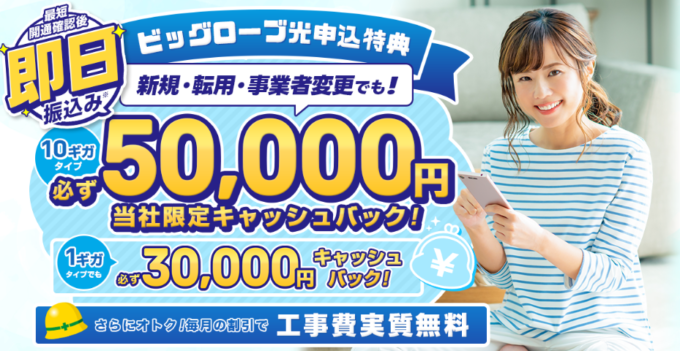 ビッグローブ光
