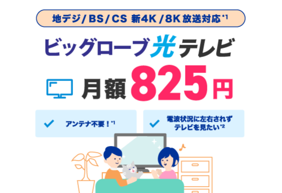 ビッグローブ光のオプションキャッシュバック