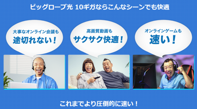 ビッグローブ光10ギガ
