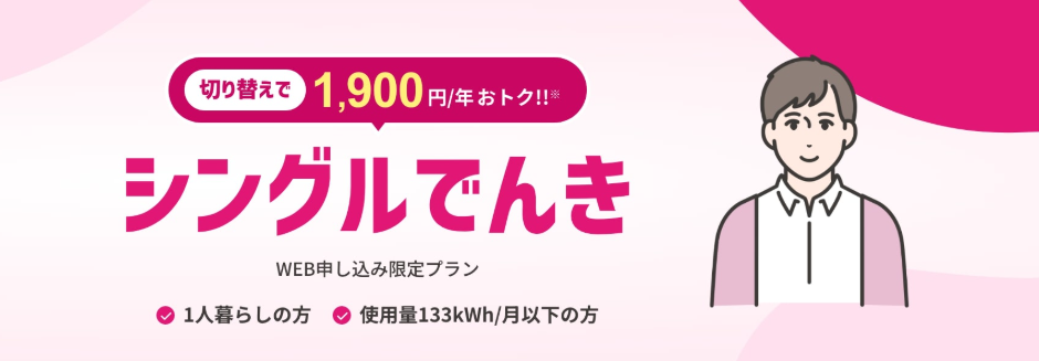 シングルでんき