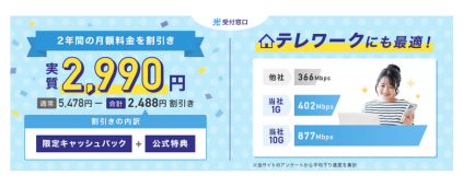 ビッグローブ光　代理店ine