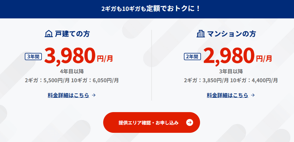 nuro光通常サイト