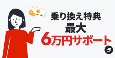 nuro光 乗り換え特典6万円サポート