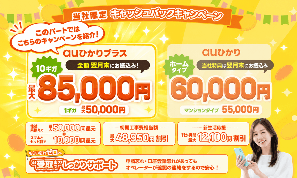 auひかりプラス×ヒカリアル